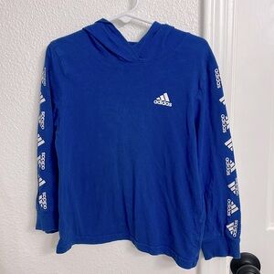 Adidas Long Sleeve Graphic Hoodie Tee - Toddler Size 4